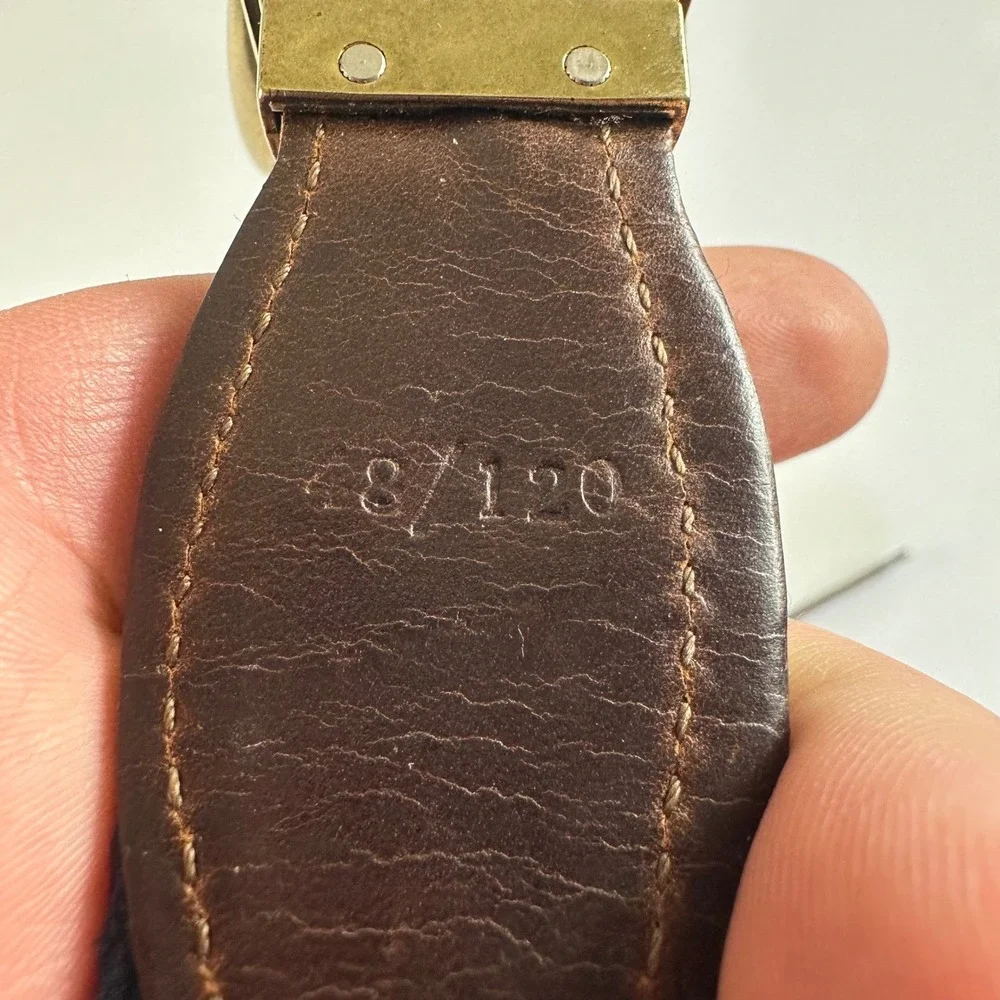 US Open Olympia Fields 2003 Golf‎ Belt Mens Size 48/120 Leather Trim